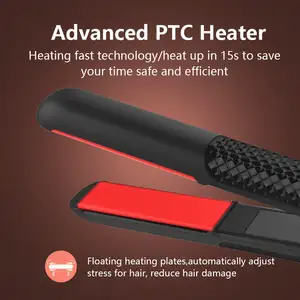 Manufacturers Portable Hairstyle Tool LED LCD Display Professional Ceramic Hair Straightener 470 Degrees Flat Iron For Hair