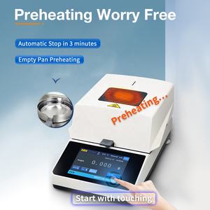 Neue Ankunft Halogen Feuchtigkeit analysator Maschine für Labor 110g/10mg Getreide Feuchtigkeit messer Digital anzeige Infrarot Feuchtigkeit analysator - Product Image 4