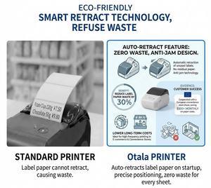 <span class=keywords><strong>Impresora</strong></span> Térmica de Bolsillo de 58 mm Directo de Fábrica con Carga Rápida de Papel para Etiquetado de Paquetes Express en Chile - Product Image 3