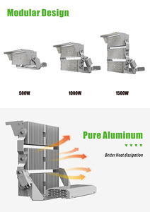 IP66 không thấm nước sân vận động nhẹ Lũ lụt 1800W 5000K ánh sáng ban ngày cao mast ánh sáng Châu Âu Stander cho ánh sáng thể thao 50.000 giờ - Product Image 4