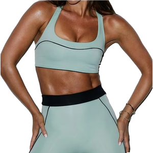 Soutien-gorge de sport sexy pour femme, respirant, uni, idéal pour la gym et la course à pied – Meilleures ventes en gros - Product Image 1
