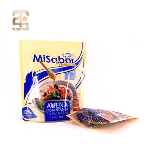Gravure Printed Food Grade Stand up <b>Pouch</b> with Zipper for Grain Packaging-Custom Sizes 1kg 2kg 5kg <b>Waterproof</b> & Eco-Friendly - Product Image 5