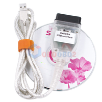 Interfaz de diagnóstico de coche, Chip I-NPA K DCAN K + CAN FTDI, USB, Cable Dcan j2534 obd2, la mejor calidad