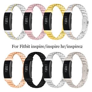 Bracelet <span class=keywords><strong>Fitbit</strong></span> <span class=keywords><strong>Inspire</strong></span> 2 en acier inoxydable avec design à trois perles fabriqué en Chine continentale - Product Image 2