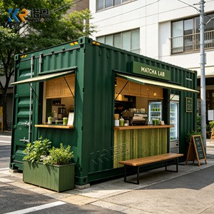 Luxe verzending met commerciële keukencontainercafé, op maat gemaakt interieur, mobiel restaurant - Product Image 2