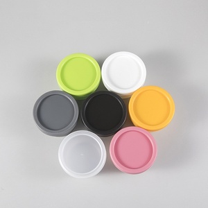 Vente directe usine – Pots de crème colorés en PP 50G 100G, pots à gommage pour les lèvres en plastique avec couvercle et cuillère applicatrice - Product Image 5
