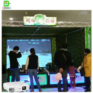 Machine de jeu de tir interactive pour enfants avec projecteur, équipement de terrain de jeu à projection 3D pour les parcs d'aventure et de divertissement - Product Image 3