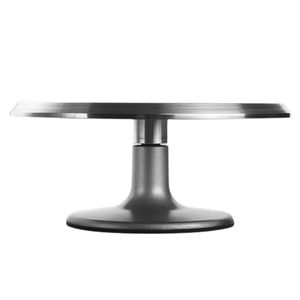 12 Inch Aluminium Alloy Revolving <strong>Cake</strong> <strong>Stand</strong> | Non-Slip Rotating Turntable for Decorating Sturdy Smooth <strong>Spinner</strong> - Product Image 4