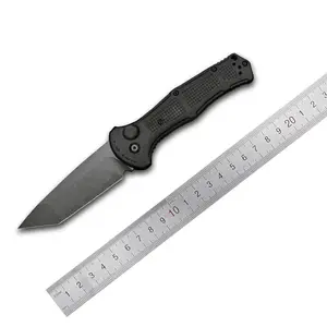 Outdoor folding knife stainless steel Survival Camping Hiking Black Tactical Knives Portable Hunting Fixed Blade Wholesale