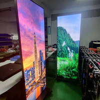 Affiche LED de signe numérique d'intérieur d'intense luminosité Totem P2.5 affiche menée par Pantalla de publicité créative