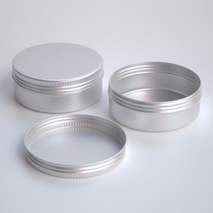 Pot en aluminium rond de 700 ml pour baume à lèvres et huiles essentielles, emballage cosmétique avec couleur personnalisable et bouchon à vis - Product Image 3