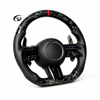 Volant de direction en carbone forgé de luxe, avec palettes de changement de vitesse, compatible avec Mercedes AMG W223 W213 206 W222 GLC X253 C253 CLA W117