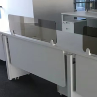 Produit phare 2026 Prix usine Cloison de bureau Poste de travail 4 personnes Matériau écologique Table de bureau durable Personnalisable