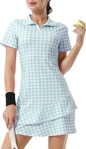 แฟชั่นสุภาพสตรีที่กําหนดเองกอล์ฟกีฬาที่เป็นของแข็งน้ําหนักเบาระบายอากาศออกกําลังกายชุดกอล์ฟชุดกีฬาสําหรับผู้หญิง - Product Image 4