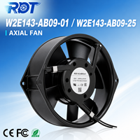 Ventilateur axial industriel AC W2E143-AB09-25 pour circulation d'air stable, équipement de ventilation CVC, pièce de rechange pour flux d'air de refroidissement