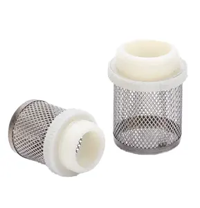 SUS Water oil liquid filter cover connector soft water pipe filter screen pump Impurity filter screen