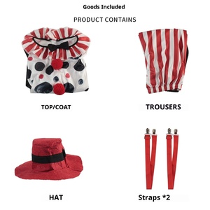 Disfraz de Payaso de Circo Europeo <span class=keywords><strong>Americano</strong></span> para Halloween, Conjunto Versátil de Cosplay de Payaso, Divertido y Peculiar para Actuaciones Escénicas - Product Image 4