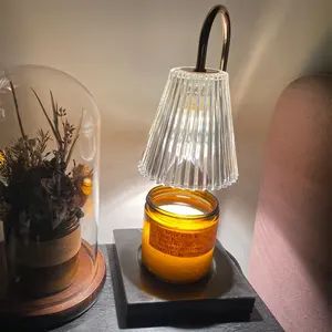 2023 New Design Electric Incense Burner Fragrance Wax Burner Candle Melt Warmer Table Lamp With Halogen Bulbs Desk Lamp
