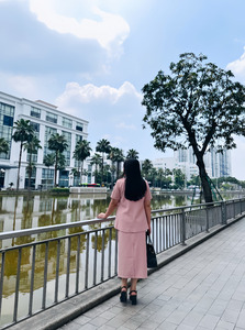 VR69เซ็ตแฟชั่นสำนักงานสำหรับผู้หญิงชุดเสื้อผ้าแฟชั่นสีพื้นแบบเรียบง่ายดูแลรักษาง่ายมีความทนทานสูงสไตล์ชุดเสื้อกั๊ก - Product Image 6