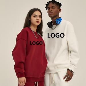 Sudadera Unisex Extra Grande con Cuello Redondo, Manga Larga, Estampado de Letras, Estilo Casual, Algodón French Terry, para Otoño - Product Image 1