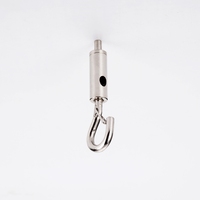 Pince de câble Standard réglable en acier inoxydable de sortie d'usine avec crochet pour système de suspension de croissance de lumière LED