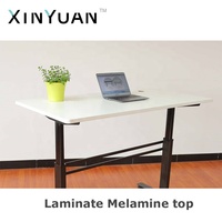 Plateau de table personnalisable en MDF mélaminé, revêtement PVC, pour bureau, salle à manger, salon