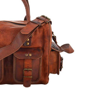 Sacs de voyage en cuir pour femmes, sur mesure, de haute qualité, avec étiquette privée, vente en gros, sacs de voyage en cuir pour le week-end, sacs de voyage en cuir pour l'extérieur - Product Image 5