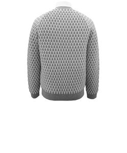 Pull en tricot à motif géométrique pour homme, manches longues, vêtements d'automne - Product Image 2