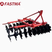 1BQX-1.1 Herse à disques légère polyvalente pour la culture en petite exploitation agricole, montée sur tracteur professionnel