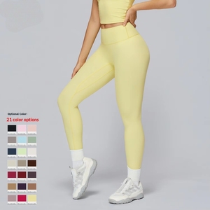 Pantalones de yoga de cintura alta con efecto levanta glúteos, estilo vintage cepillado, corte de bota, para mujer, de secado rápido, adelgazantes, ajustados, hasta el tobillo, para correr - Product Image 5