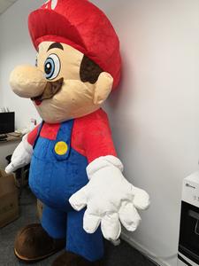 Moq 1 pieza personaje de dibujos animados inflable Super Mario <span class=keywords><strong>Luigi</strong></span> mascota disfraz para la venta Super Mario disfraces para vacaciones - Product Image 3