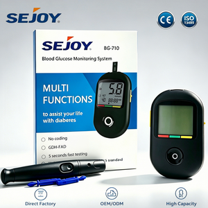 Sejoy 0,6/5 segundos medidor de azúcar en sangre dispositivo de control de glucosa en sangre diabética medicina para Diabetes - Product Image 1