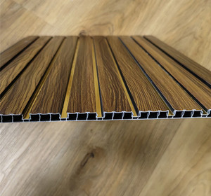 Panneaux rainurés en PVC Golden Line, ignifuges, décoratifs pour murs intérieurs, <span class=keywords><strong>grille</strong></span> de plafond - Product Image 5