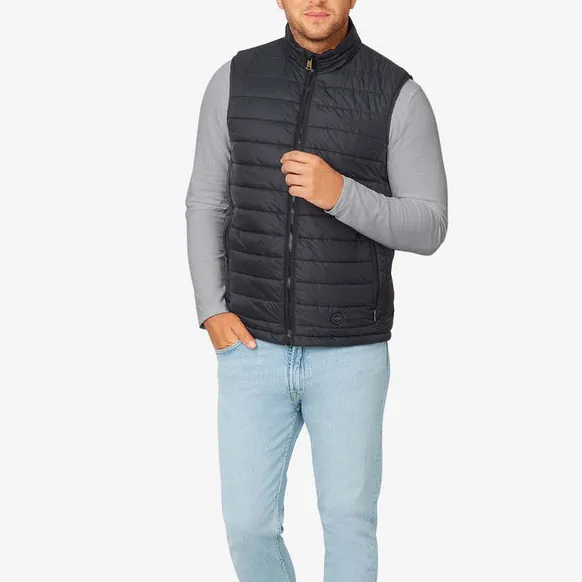 Custom Mannen Outdoor Lichtgewicht Buitenschaal Warmte Puffer Vest Bluetooth Vier Verwarmingszones Heren Kleding Winter Verwarmde Vesten