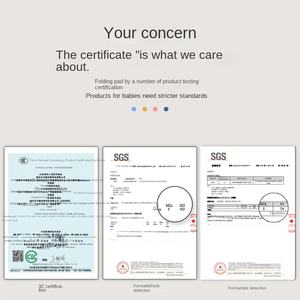 Tikar merangkak lipat mikro-cacat, tikar memanjat plastik tebal untuk anak-anak untuk rumah tangga busa ruang tamu lantai - Product Image 4