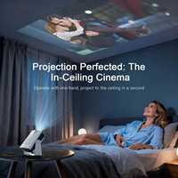Nouveauté : Mini-projecteur portable Proyector 8k 1080P Full HD Android 14, vidéo électronique, projecteur mural pour cinéma maison