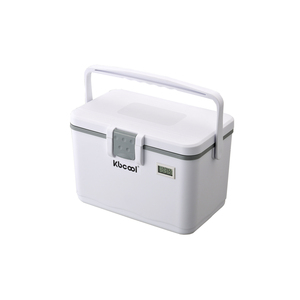 Contenitore Termico PP da 8L con Display Temperatura 2-8°C per Trasporto a Catena del Freddo di Vaccini, Reagenti Biologici e Campioni - Product Image 1