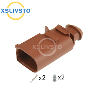 2 חורים DJ7022BA-1.5-11 תקע לשינוי רכב מתאים למחבר לרכב פולקסווגן עם מסוף - Product Image 1