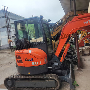 รถขุดขนาดเล็กมือสองของญี่ปุ่น Hitachi ZX30 ขนาด 3 ตัน พร้อมหัวเจาะและบุ้งกี๋ขุด ความจุ 0.16 ลูกบาศก์เมตร - Product Image 2