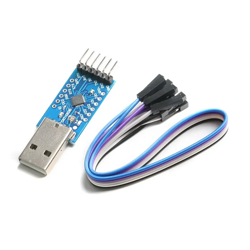 USB2.0 to TTL Serial STC PRGMR Downloader Brush Line for Arduino CP2104 Converter Module