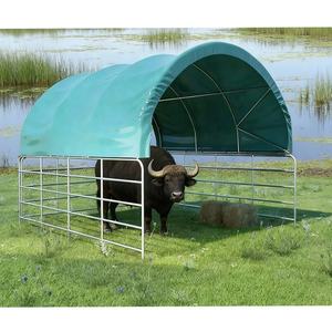 Tente d'élevage en tissu enduit de PVC avec structure en acier renforcé pour ferme commerciale, abri commercial pour bétail - Product Image 4