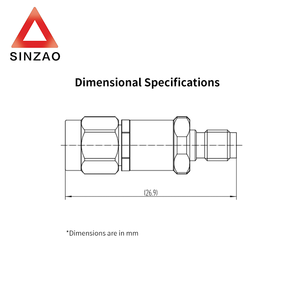 Wayiii <span class=keywords><strong>2</strong></span>.92 Nam để ssma nữ uốn RF đồng trục kết nối DC-40GHz RF vi sóng <span class=keywords><strong>Adapter</strong></span> RF lò vi sóng nhà sản xuất linh kiện - Product Image 6