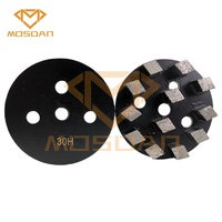 Usine Nouveau 3 Pouces 12 Mini Rhombus Sharp Segments Grit 30 Métal Diamant Disque De Plaque De Meulage