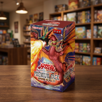 Yu-Gi-Oh TCG Premium Pack 17 Caja de Sobres con 15 Paquetes Sellados de Fábrica Coreanos, Cartas Coleccionables de Anime al por Mayor