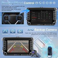 Autoradio pour VW universel 7 pouces Android GPS Navigation Stéréo BT FM Caméra de recul SWC DSP RDS AM HD 4G WiFi