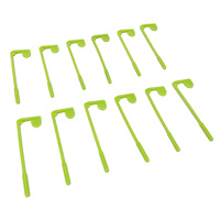 Drapeau de sécurité universel pour chasse, durable et longue durée, lot de 12