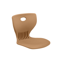 Panneau en plastique PP multicolore moderne de couleur fixe pour chaises de bureau empilables en fer et en métal