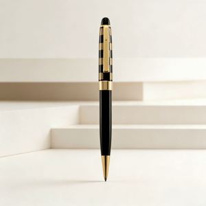 Luxury Grid Metal Ballpoint <b>Pens</b> Wholesale Business Signature Metal <b>Pen</b> Black Custom <b>Pen</b> Suitable for Corporate Activity Gifts - Product Image 2