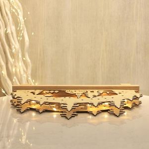 2023 Hot Sale Battery Powered Eco-friendly Warm White <b>LED</b> Wooden <b>Tree</b> Light Christmas Lights for Room Decoration - Product Image 6