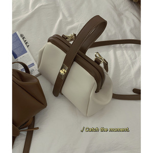 Sac à main color-block pour femmes, nouvelle mode <span class=keywords><strong>2022</strong></span>, sac rétro à clip, texture de haute qualité, élégant, polyvalent, sac bandoulière carré - Product Image 3